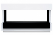 Портал линейный Royal Flame Cube под очаг Astra 50 белый с черным 64936771