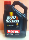 Масло моторное MOTUL 8100 Eco-nergy 5W30 4л. 104257