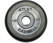 Диск обрезиненный MB Barbell MB-AtletB31-1,25